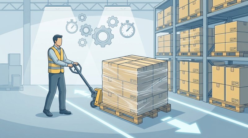 עגלת משטחים - המחשה לעגלת משטחים - חמישה טיפים לשיפור היעילות